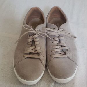 Cole Haan Shoe Womens 10B Grand Cross Court II Tan Suede Casual Sporty Sneaker